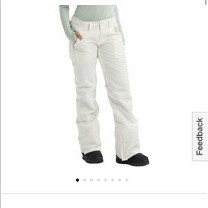 Burton Ski/snowboard pants in white - great condition!
